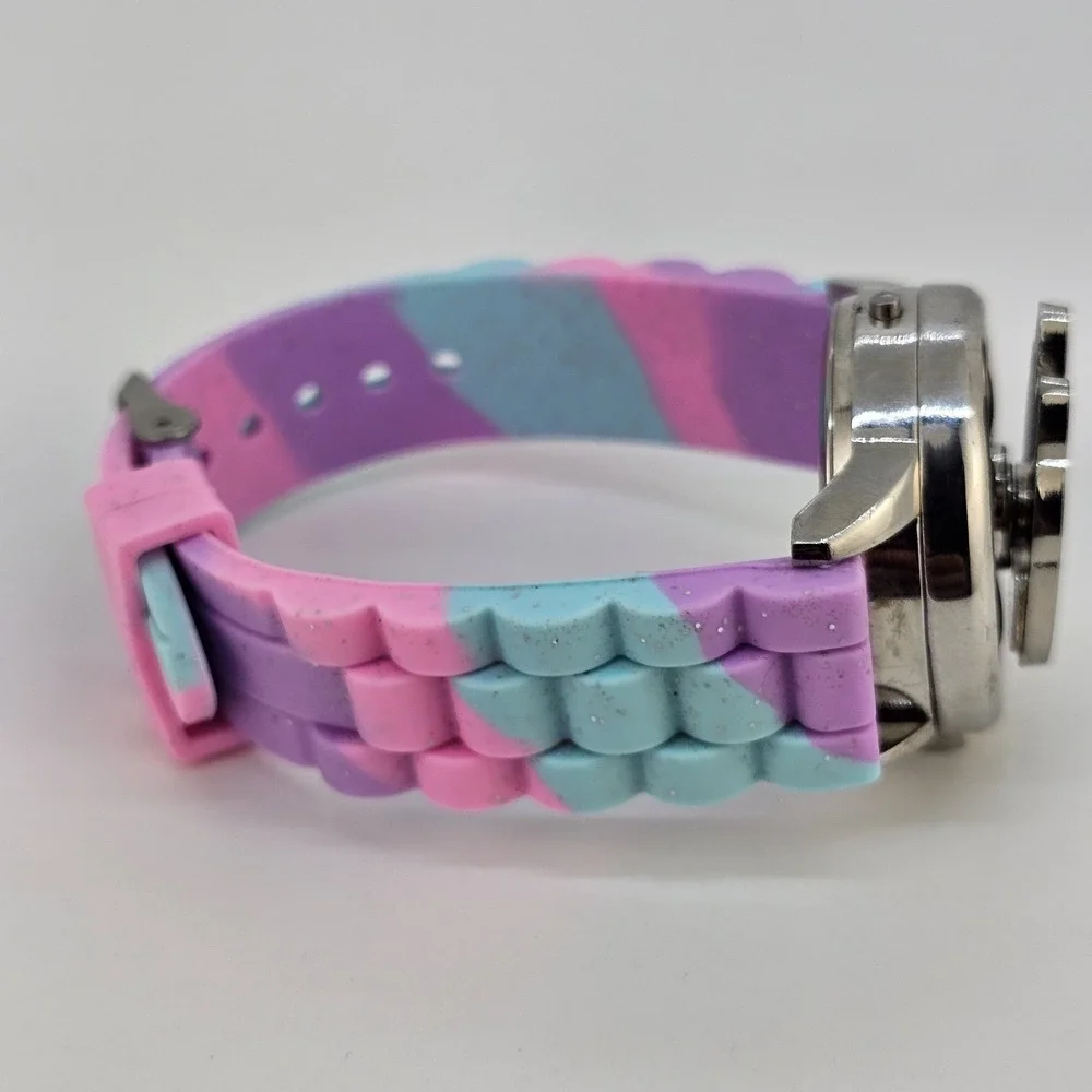 Disney Minnie Mouse Unicorn Spinner Digital LCD Kids Watch 36MM New‎ Battery